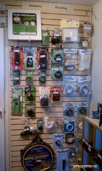 LP gas regulators, hoses and propane fittings over the counter